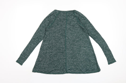 Womens UK Size XS Hollister Green Basic T-Shirt