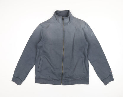 Mens UK Size M French Connection Blue Full Zip Sweatshirt