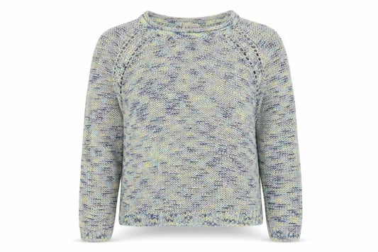 Womens UK Size 16 Indigo Multicoloured Pullover Jumper
