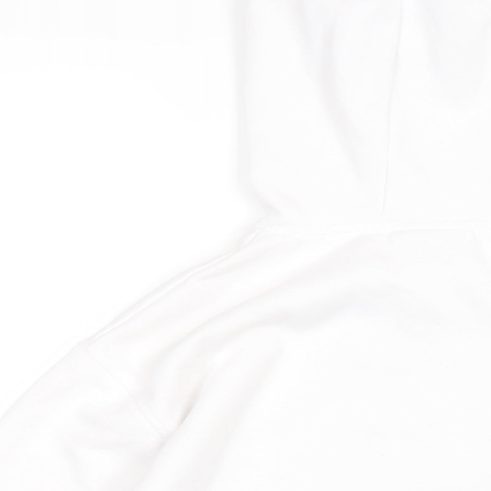 Womens UK Size 12 Disney White Pullover Hoodie