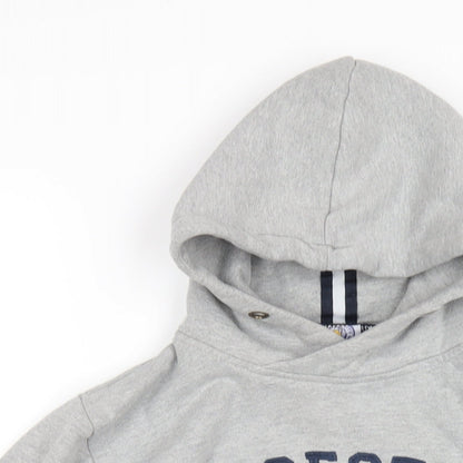 Leicester City F.C Boys Grey Cotton Pullover Hoodie Size 13-14 Years Pullover - Leicester City