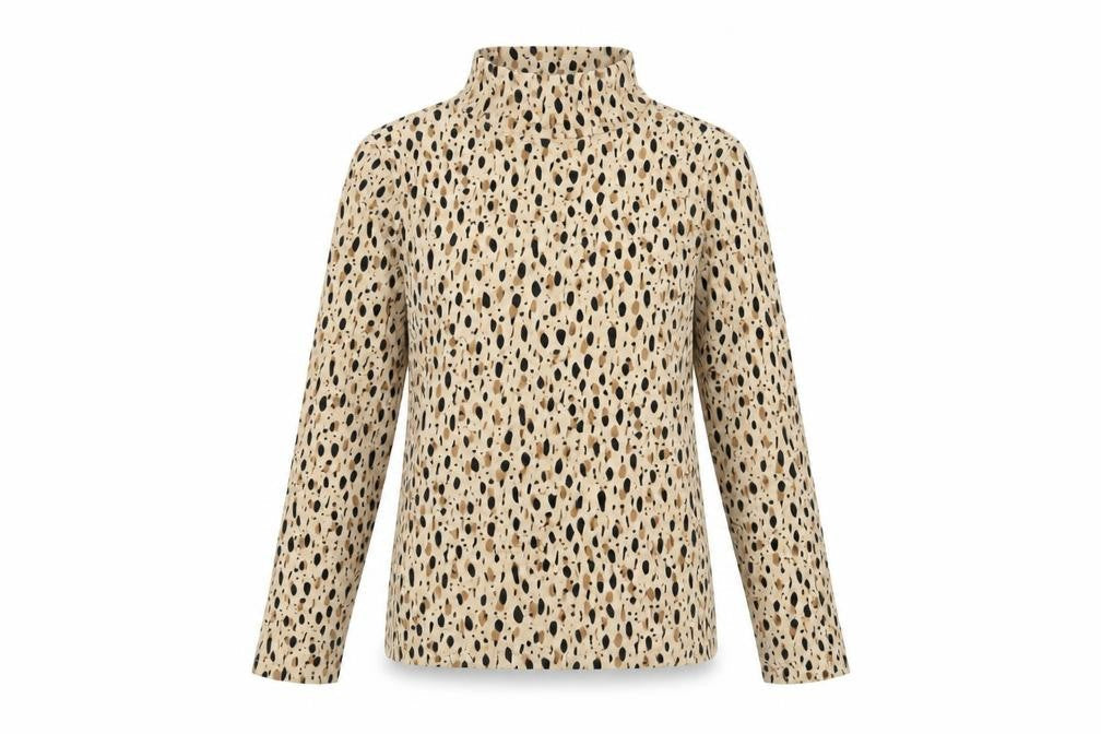 Womens UK Size S Monki Beige Basic T-Shirt
