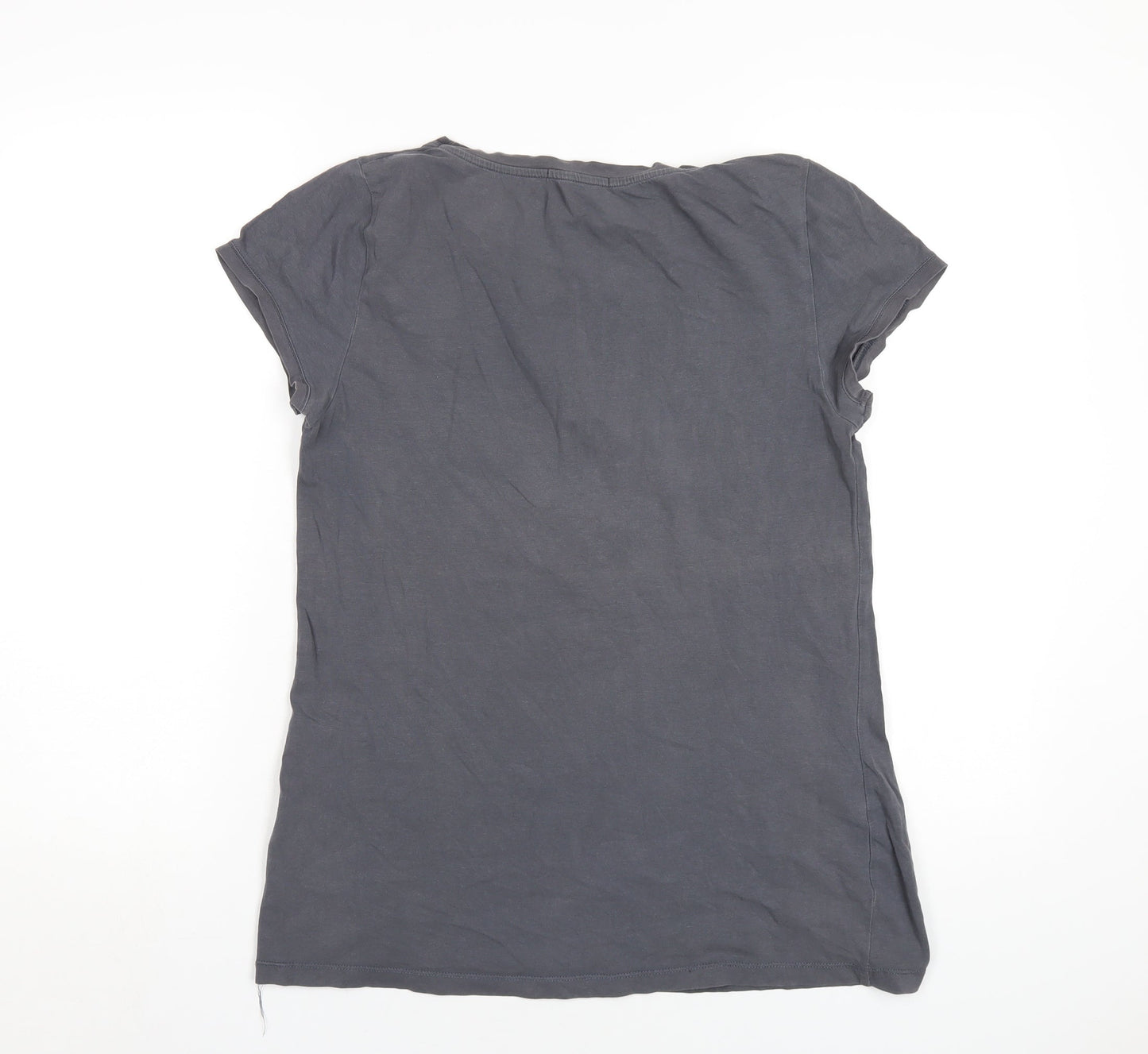 Womens UK Size XL Elle Sport Grey Basic T-Shirt