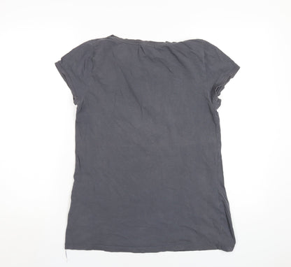 Womens UK Size XL Elle Sport Grey Basic T-Shirt
