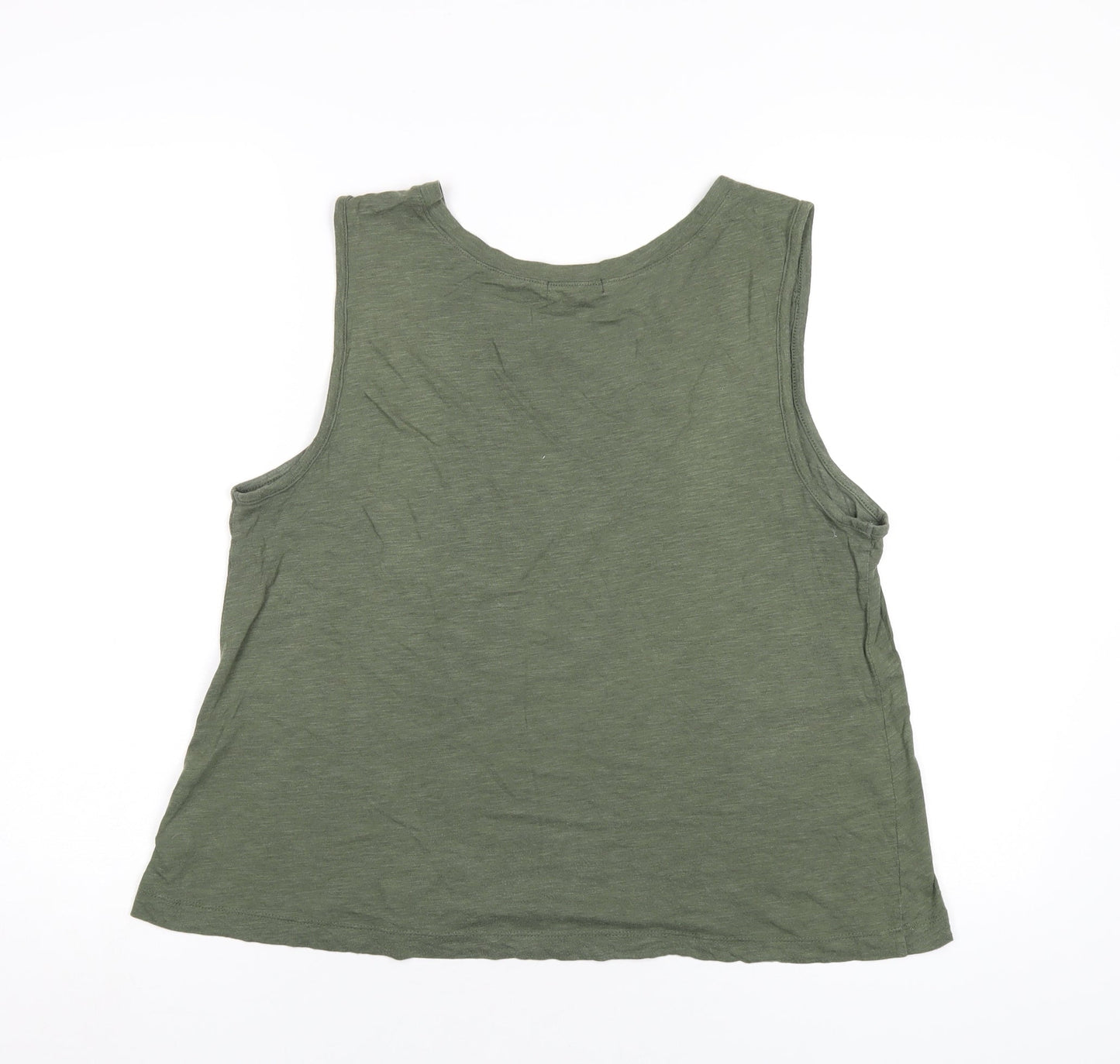 Womens UK Size M Gap Green Basic T-Shirt