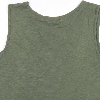 Womens UK Size M Gap Green Basic T-Shirt