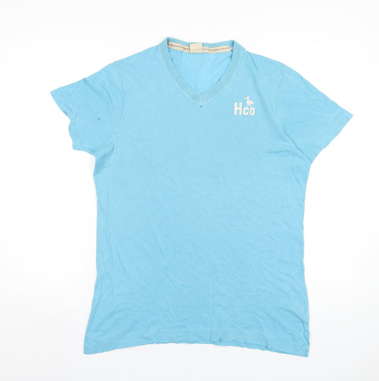 Mens UK Size M Hollister Blue  T-Shirt