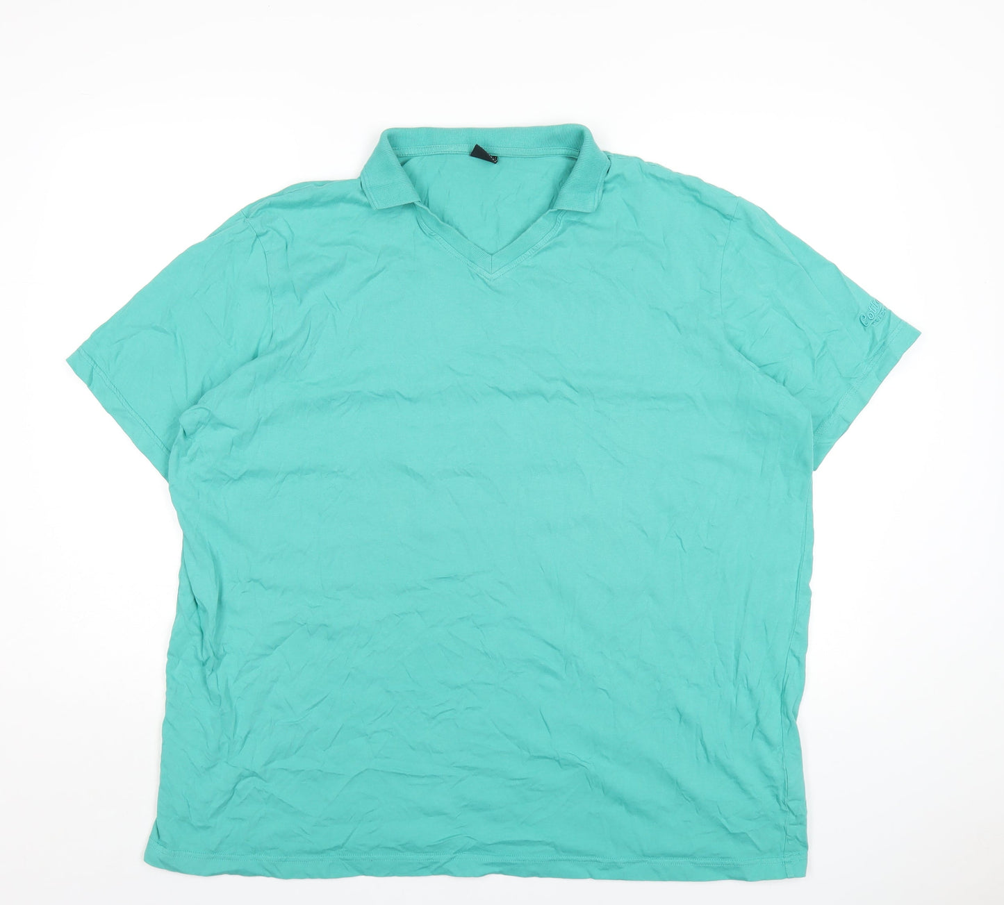 Mens UK Size 3XL Cotton Traders Green  T-Shirt