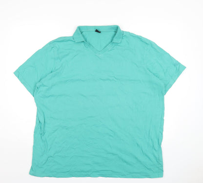 Mens UK Size 3XL Cotton Traders Green  T-Shirt