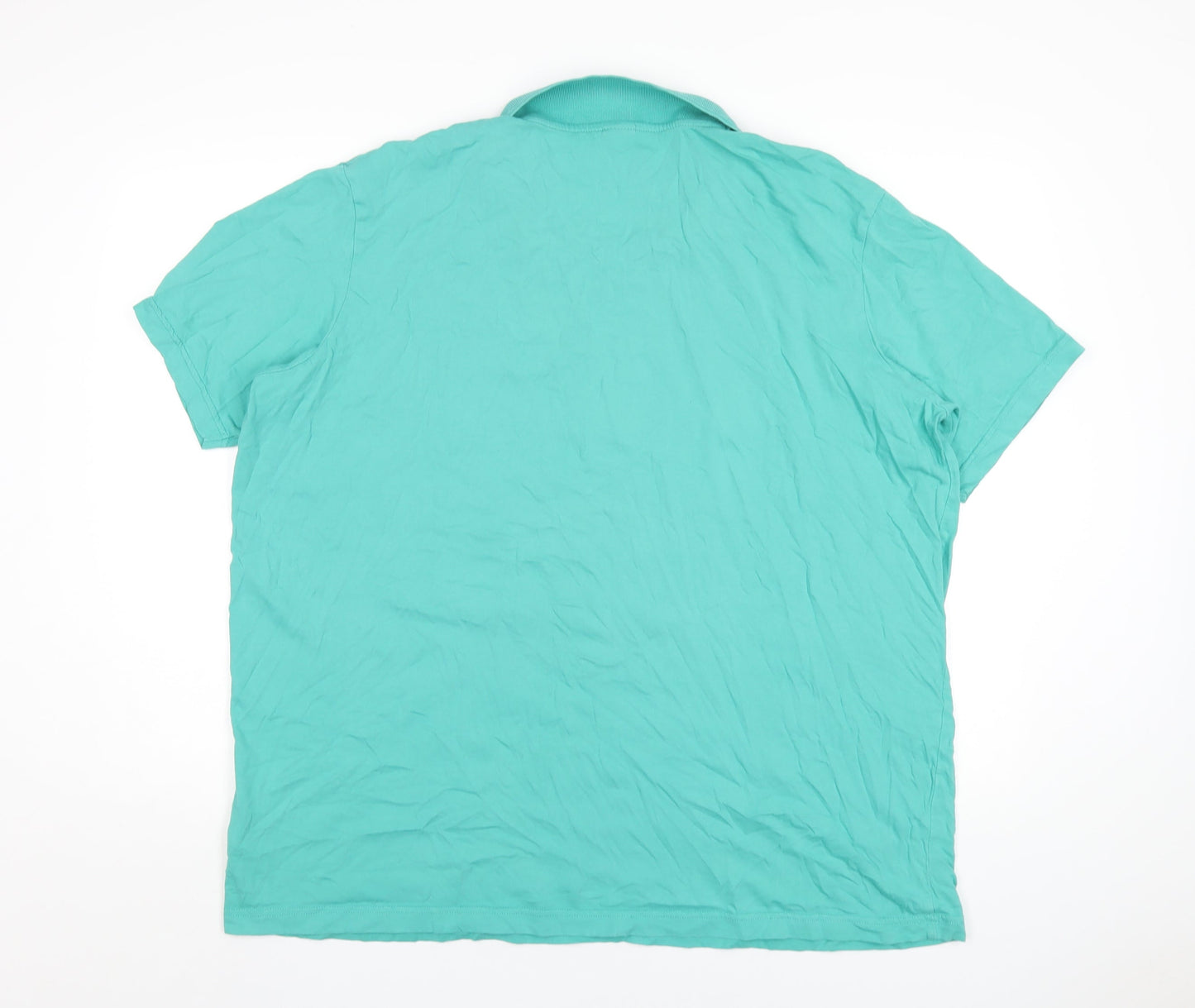 Mens UK Size 3XL Cotton Traders Green  T-Shirt