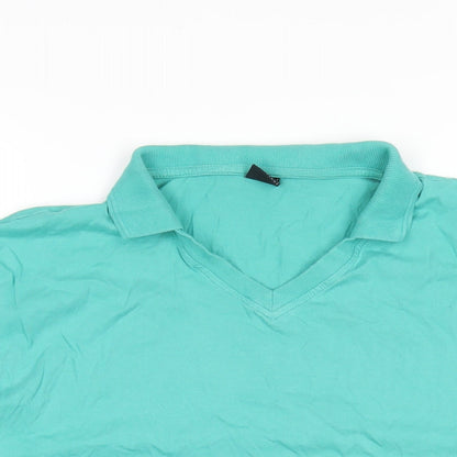 Mens UK Size 3XL Cotton Traders Green  T-Shirt