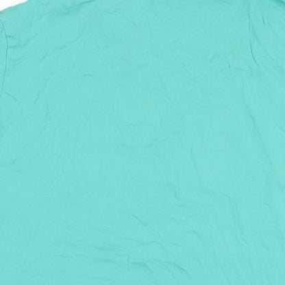 Mens UK Size 3XL Cotton Traders Green  T-Shirt