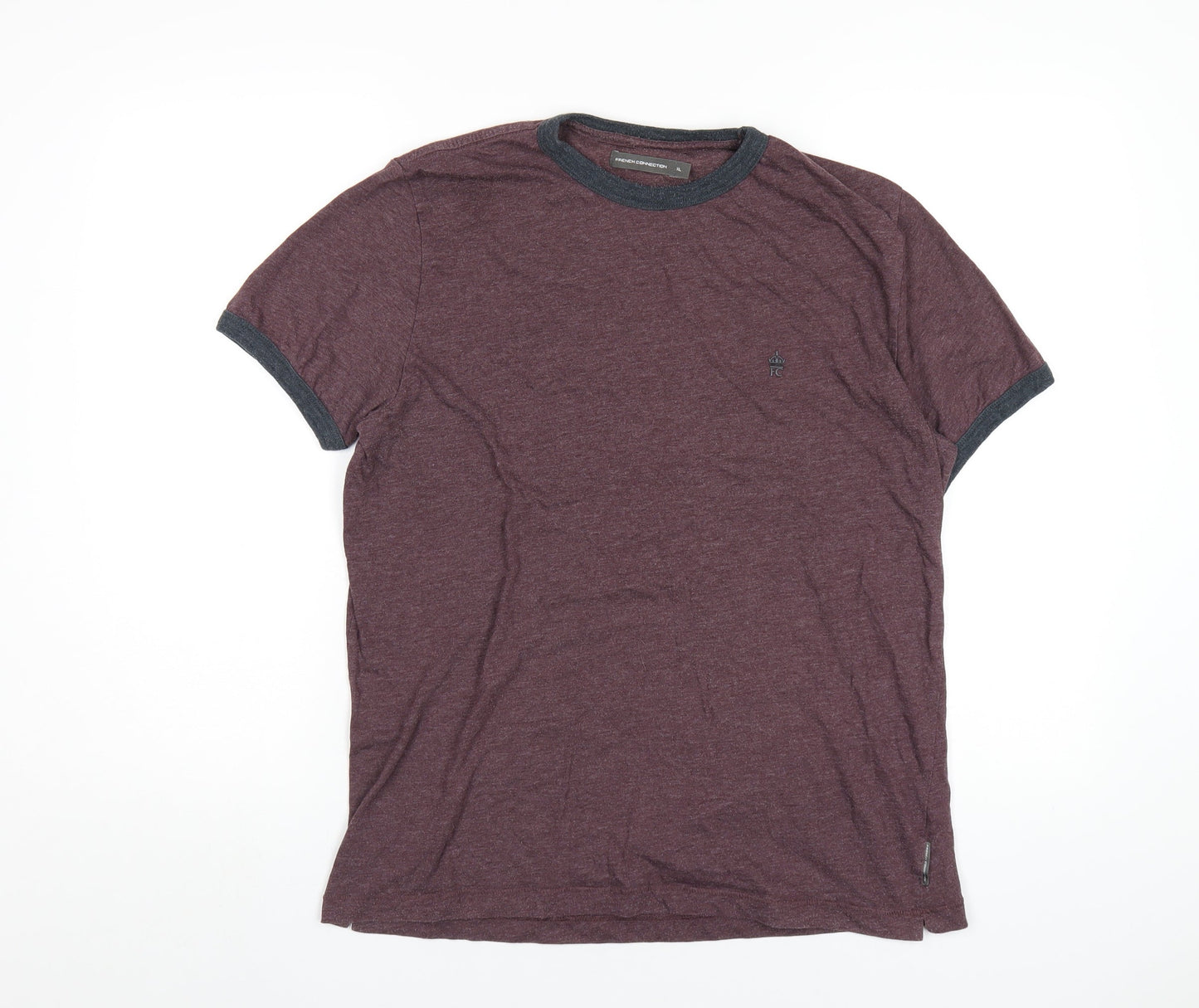 Mens UK Size XL French Connection Purple  T-Shirt
