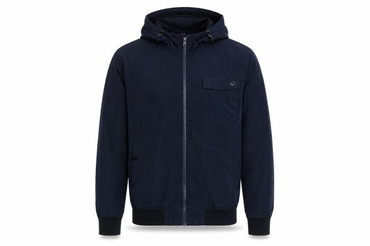 Mens UK Size M Antony Morato Blue Windbreaker Coat