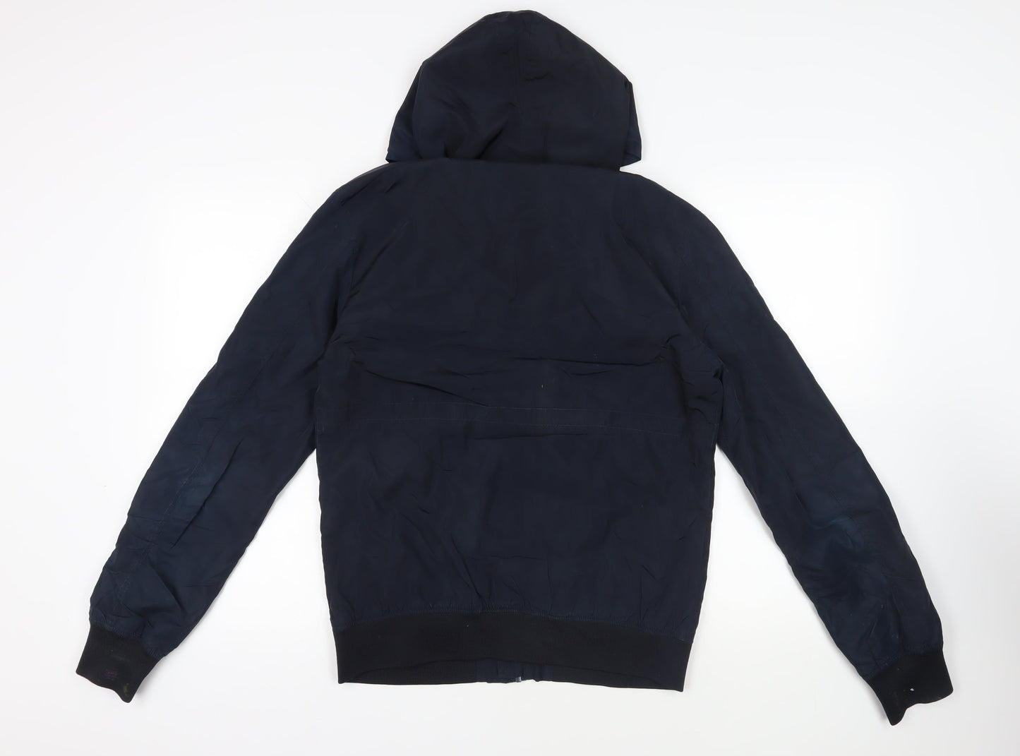 Antony Morato Mens Blue Windbreaker Jacket Size M Zip - Hooded Lightweight