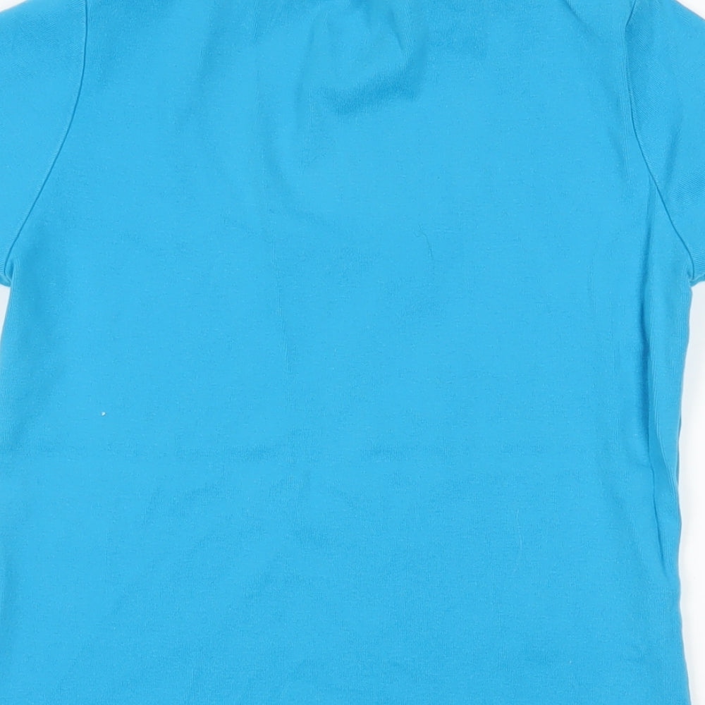 Womens UK Size 10 Dorothy Perkins Blue Basic T-Shirt