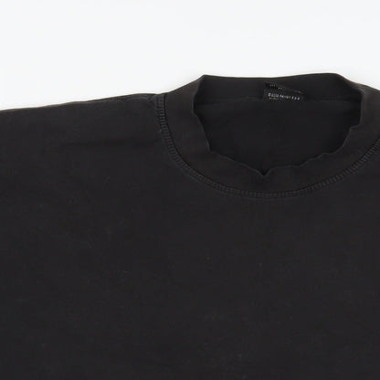Ferrari Mens Black Cotton T-Shirt Size XL Crew Neck