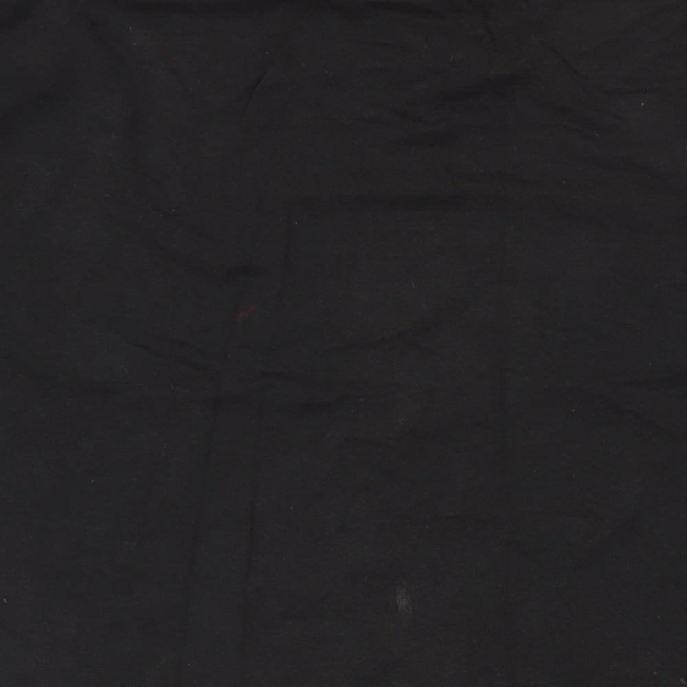 Ferrari Mens Black Cotton T-Shirt Size XL Crew Neck