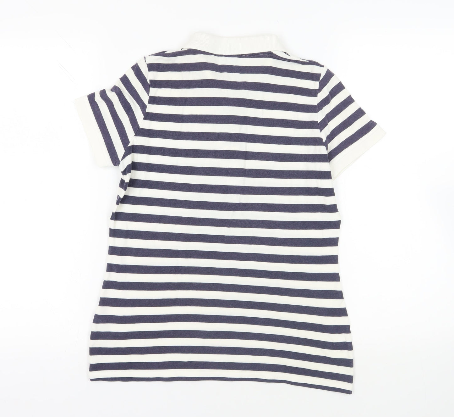 Womens UK Size 12 Marks and Spencer Blue Basic Polo