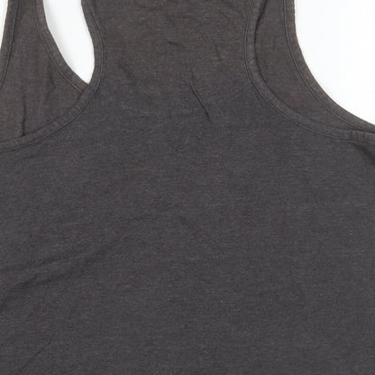 Womens UK Size S Disney Grey Basic Tank