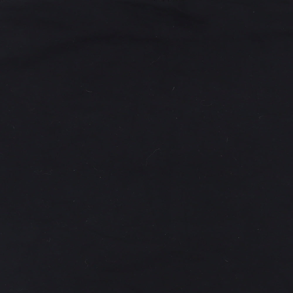 Mens UK Size L Gildan Black  T-Shirt