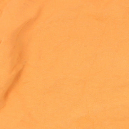 ellesse Womens Orange Cotton Pullover Sweatshirt Size XL Pullover - Logo