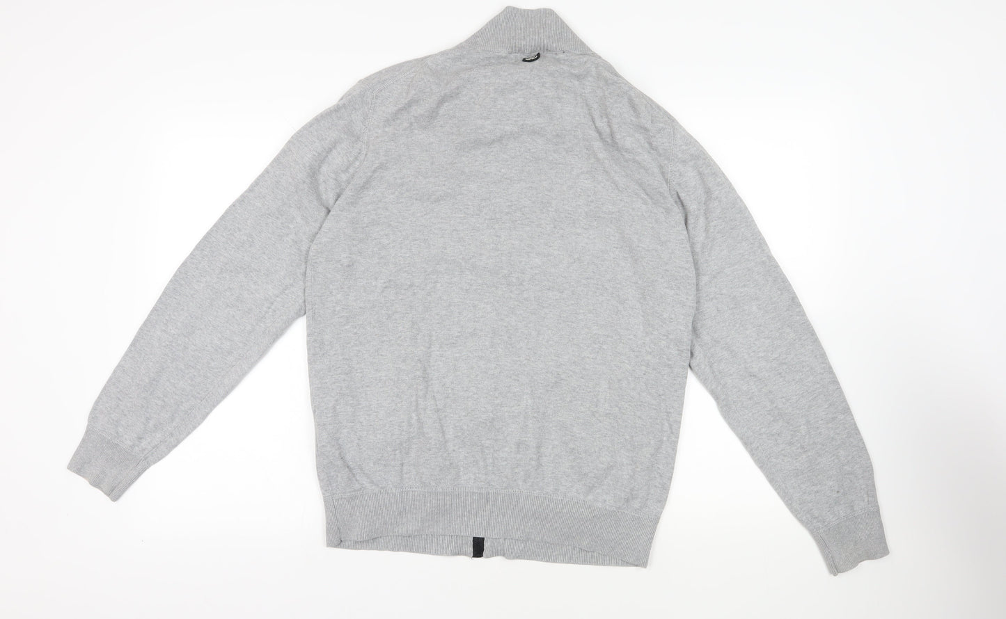 Mens UK Size XL Duck and Cover Grey Full Zip Sweatshirt