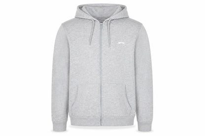 Mens UK Size L Slazenger Grey Full Zip Hoodie