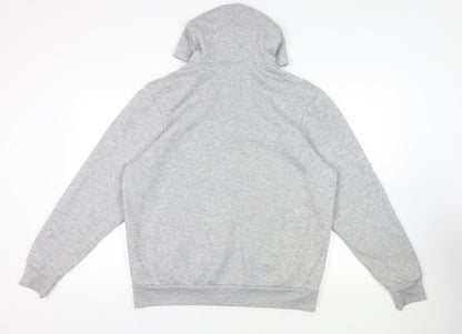 Mens UK Size L Slazenger Grey Full Zip Hoodie