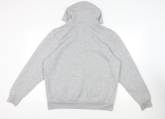 Mens UK Size L Slazenger Grey Full Zip Hoodie