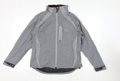 Womens UK Size 12 Altura Grey Windbreaker Coat