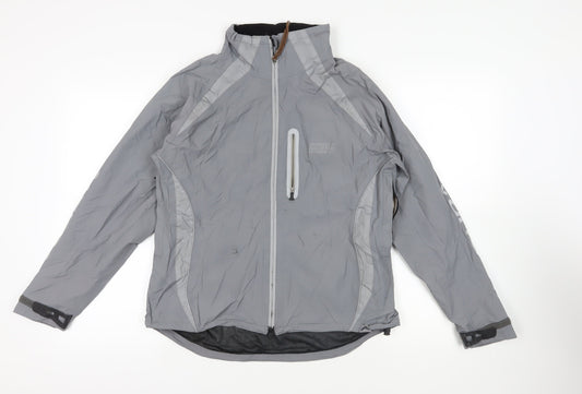 Womens UK Size 12 Altura Grey Windbreaker Coat