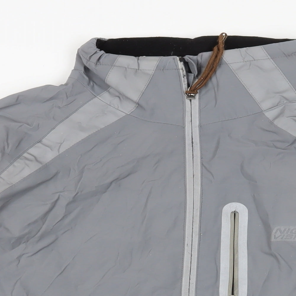 Womens UK Size 12 Altura Grey Windbreaker Coat