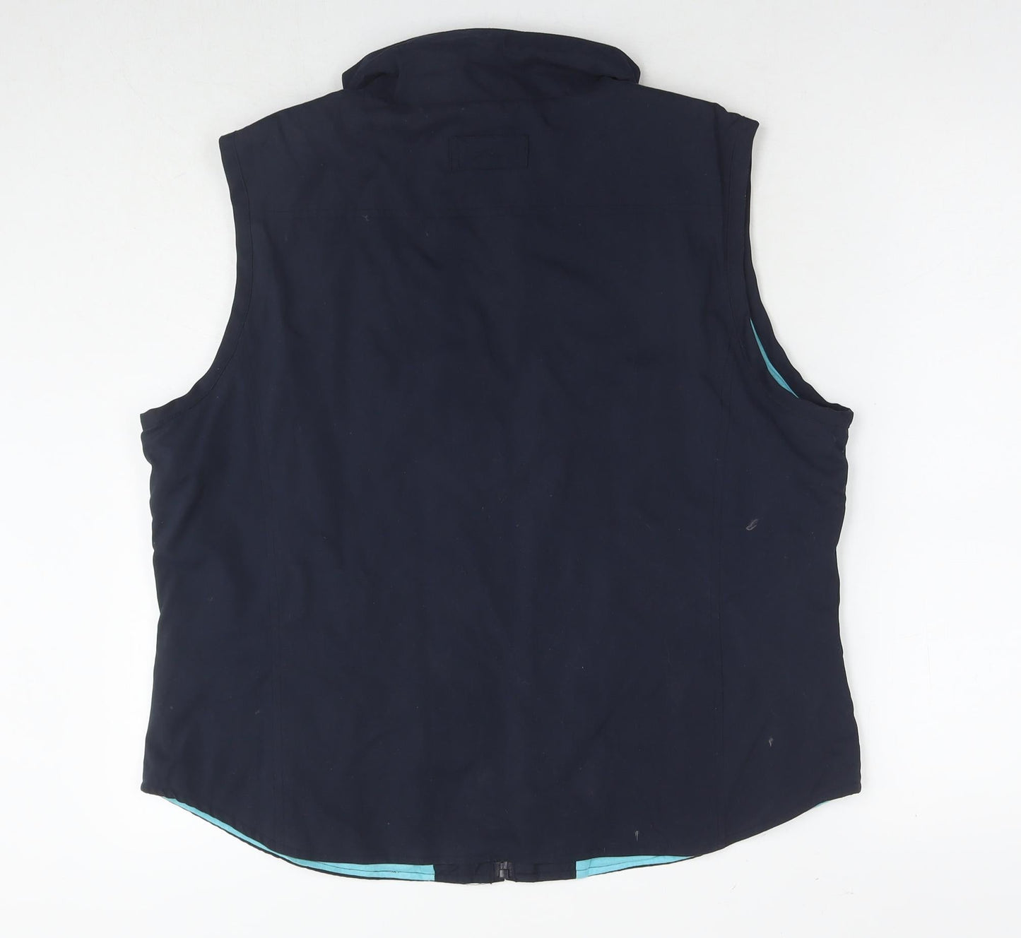 Womens UK Size 18 St Bernard Blue Gilet