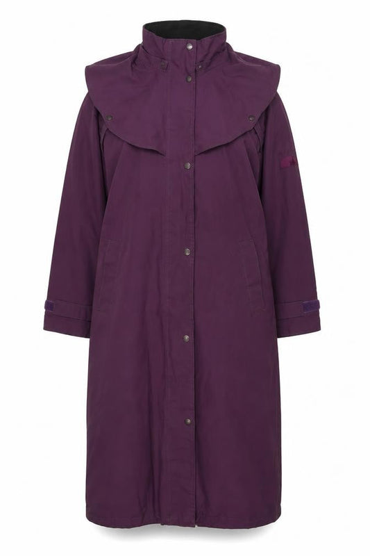 Jack Turphy Womens Purple Trench Coat Jacket Size 10 Zip
