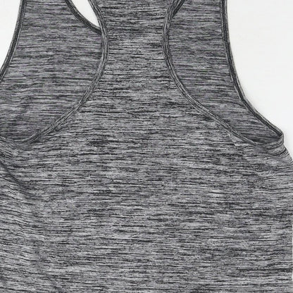 USA Pro Womens Grey Polyester Basic Tank Size 14 Round Neck Pullover