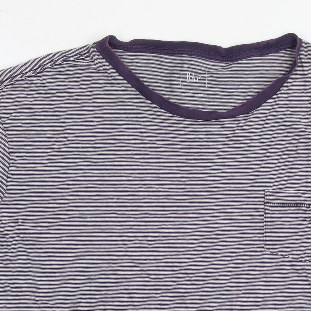 Womens UK Size XL Gap Purple Basic T-Shirt