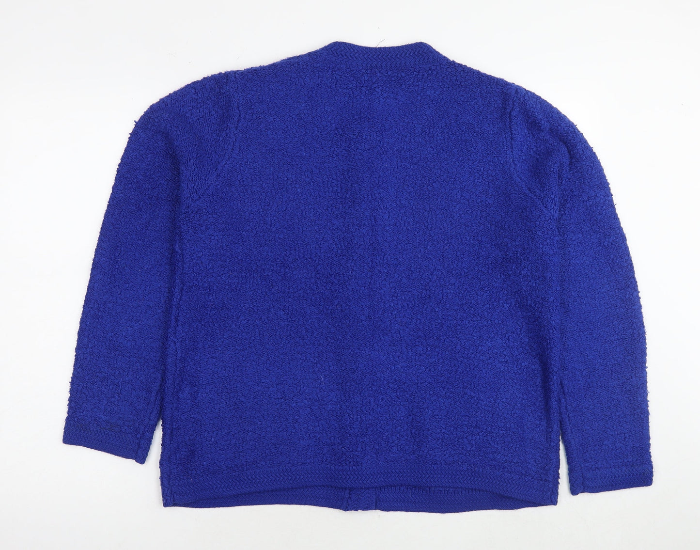 Womens UK Size L Just Elegance Blue Cardigan Jumper