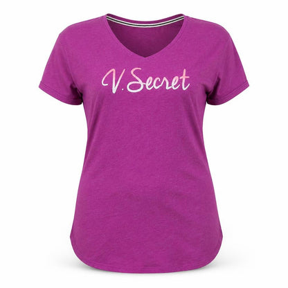 Womens UK Size M Victoria's Secret Purple Tunic T-Shirt