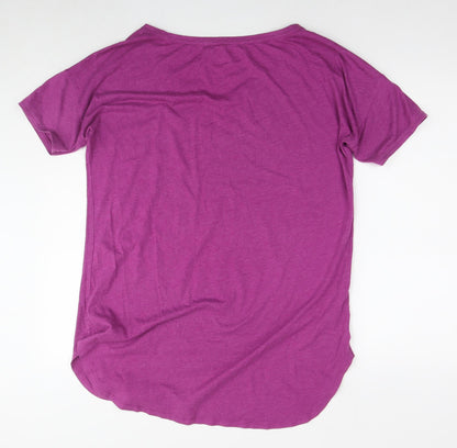 Womens UK Size M Victoria's Secret Purple Tunic T-Shirt