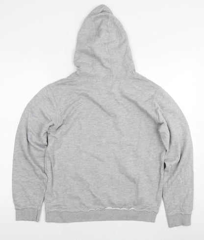 Pineapple Womens Grey Cotton Pullover Hoodie Size M Pullover - Logo
