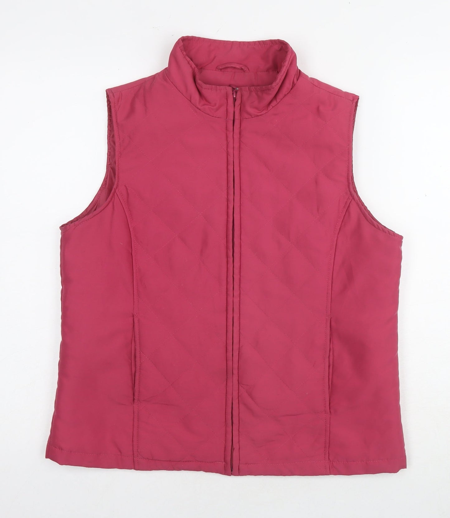 Womens UK Size 10 EWM Red Gilet