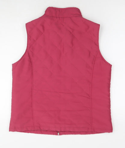 Womens UK Size 10 EWM Red Gilet