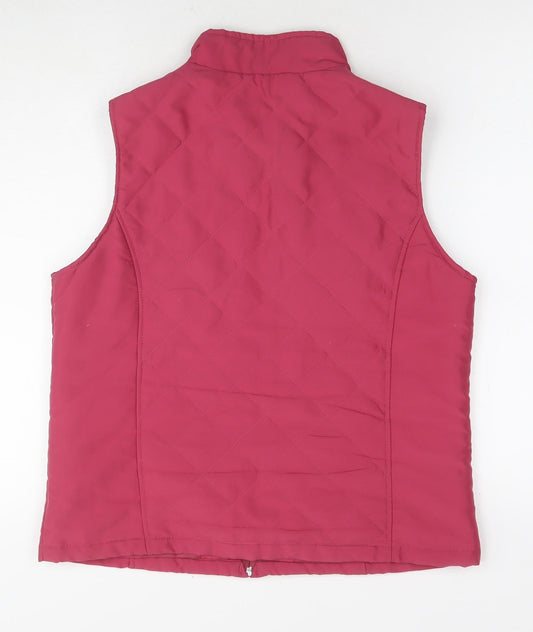 Womens UK Size 10 EWM Red Gilet