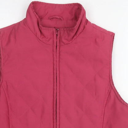 Womens UK Size 10 EWM Red Gilet
