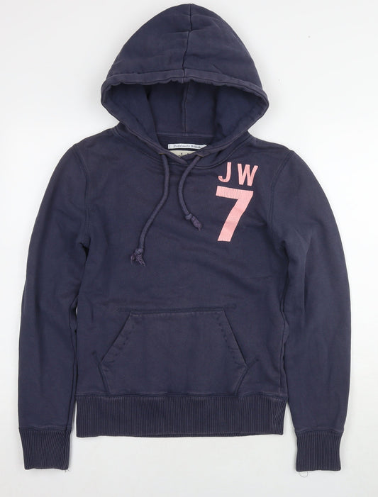 Womens UK Size 10 Jack Wills Blue Pullover Hoodie