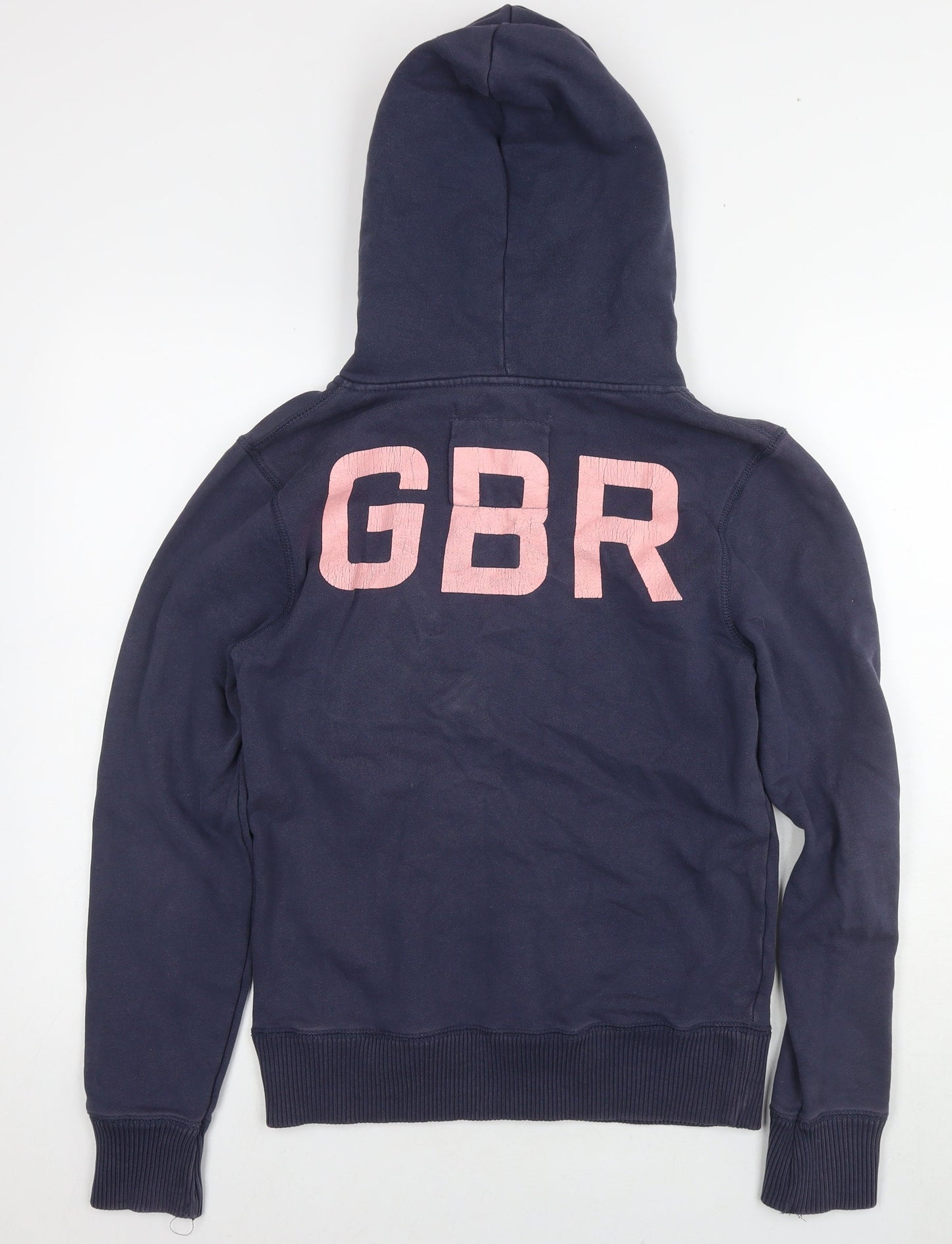 Womens UK Size 10 Jack Wills Blue Pullover Hoodie