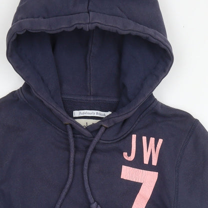 Womens UK Size 10 Jack Wills Blue Pullover Hoodie