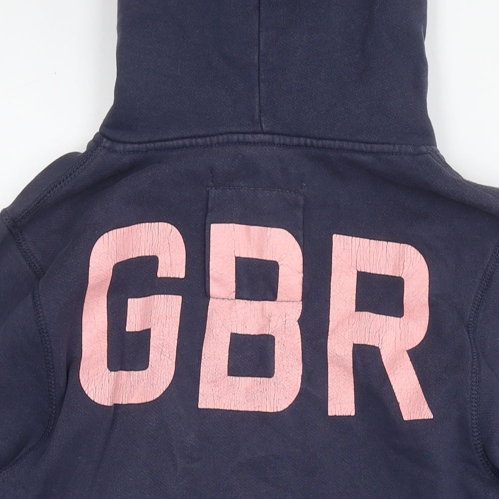 Womens UK Size 10 Jack Wills Blue Pullover Hoodie