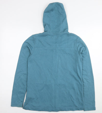 Hurley Womens Blue Cotton Full Zip Hoodie Size S Pullover